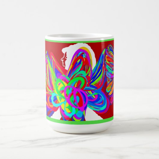 Tassenfee hat einen Tag außerhalb des Hauses Kaffeetasse (Mittel)