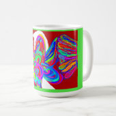 Tassenfee hat einen Tag außerhalb des Hauses Kaffeetasse (VorderseiteRechts)
