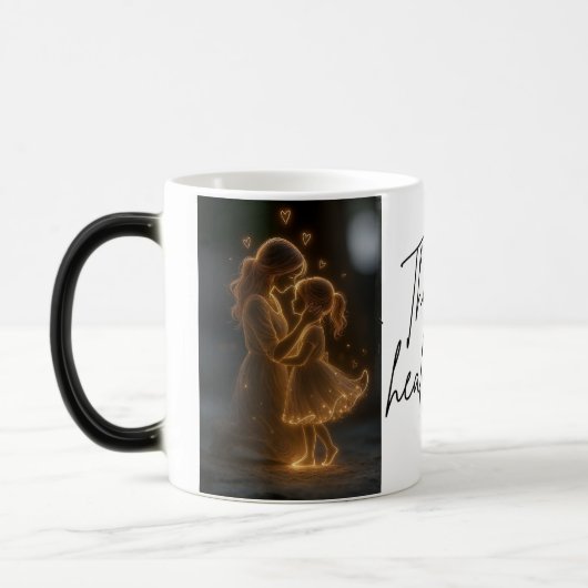 Tassengeschenk für Mütter Verwandlungstasse (Links)