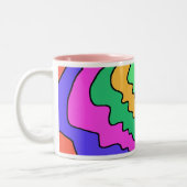 Tassengesicht reflections1 zweifarbige tasse (Links)