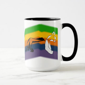 Tassenkaffee capoeira Kriegskunst-Axt roda Tasse