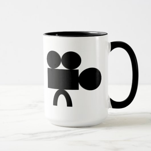 TassenKaffeetasse schieße ich Leutekinoart Tasse (Rechts)