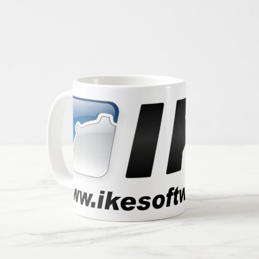 Tassenschablone - Wickelrock Kaffeetasse (Vorderseite Links)