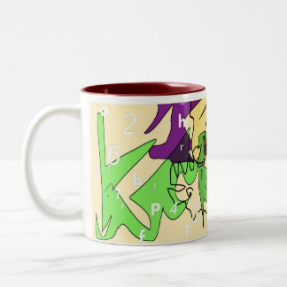 Tassenschichten Zweifarbige Tasse