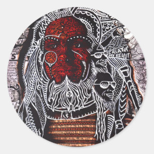 Tassenschuß Runder Aufkleber