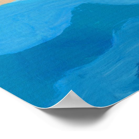 Tassie Bay - Tasmania Küstenlandschaft Poster (Ecke)