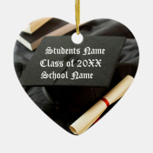 Tassle Cap Diploma Abschluss Keramikornament