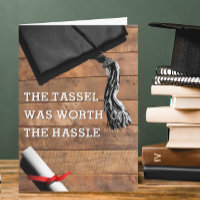 Tassle Hassel Abschluss Card