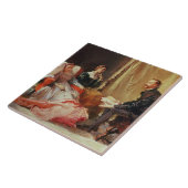 Tasso und Elenora D'Este Fliese (Seite)