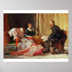 Tasso und Elenora D'Este Poster
