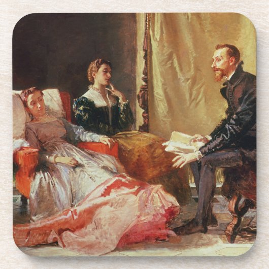 Tasso und Elenora D'Este Untersetzer (Vorderseite)