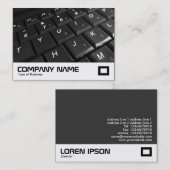 Tastatur 02 visitenkarte (Vorne/Hinten)