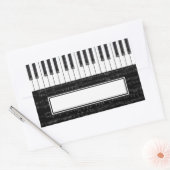 Tastatur-Aufkleber Rechteckiger Aufkleber (Umschlag)