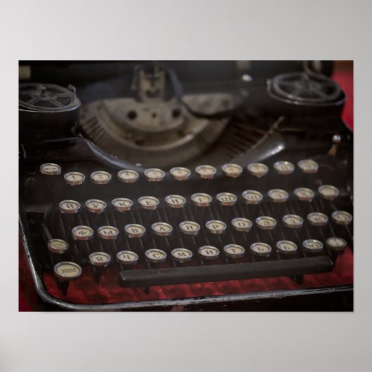 Tastatur aus der Vergangenheit Poster (Vorne)