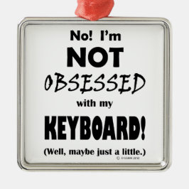 Tastatur, besessen ornament aus metall