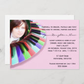 Tastatur-Chaos mit Ihrem Foto Einladung (Vorne/Hinten)