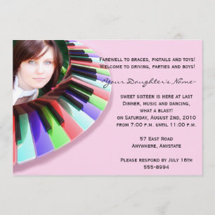 Tastatur-Chaos mit Ihrem Foto Einladung