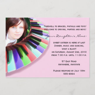 Tastatur-Chaos mit Ihrem Foto Einladung