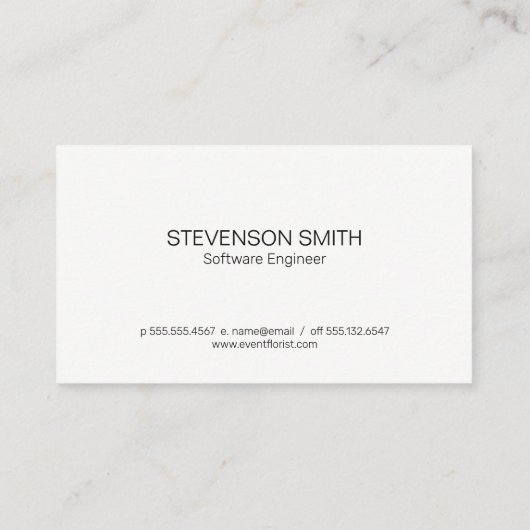 Tastatur | Coder | Programmierer | Schalttafel Visitenkarte (Rückseite)