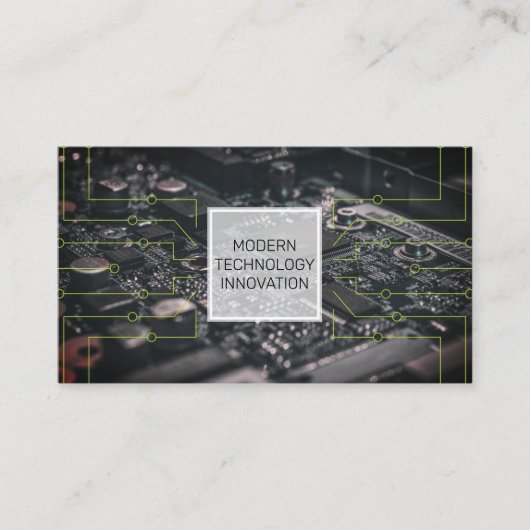 Tastatur | Coder | Programmierer | Schalttafel Visitenkarte (Vorderseite)