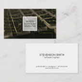 Tastatur | Coder | Programmierer | Software-Entwic Visitenkarte (Vorne/Hinten)