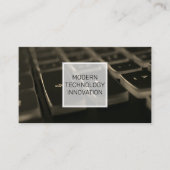 Tastatur | Coder | Programmierer Visitenkarte (Vorderseite)
