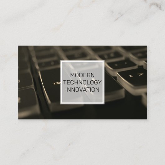 Tastatur | Coder | Programmierer Visitenkarte (Vorderseite)