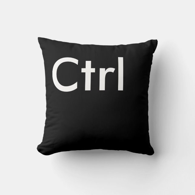 Tastatur Ctrl Alt Del Key Pillow Kissen (Vorderseite)