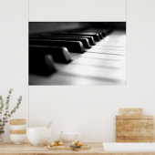 TASTATUR DER PIANO POSTER (Küche)