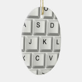 Tastatur des Computers Keramik Ornament (Rechts)