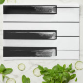 Tastatur für antike Piano-Keys Handtuch (Gefaltet)