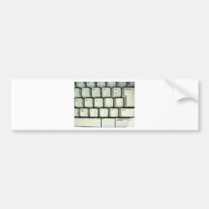 Tastatur für Schreibmaschine Autoaufkleber