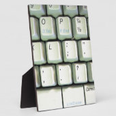 Tastatur für Schreibmaschine Fotoplatte (Seite)