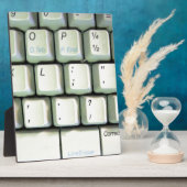 Tastatur für Schreibmaschine Fotoplatte (Seite)