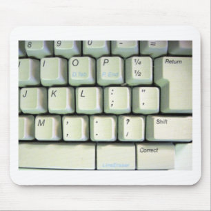 Tastatur für Schreibmaschine Mousepad