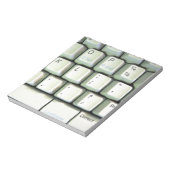 Tastatur für Schreibmaschine Notizblock (Rotiert)