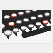 Tastatur für Vintage Schreibmaschinen Geschenkpapier Set (Vorderseite 2)