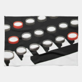 Tastatur für Vintage Schreibmaschinen Geschirrtuch (Horizontal)