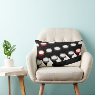 Tastatur für Vintage Schreibmaschinen Lendenkissen