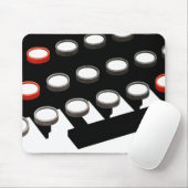 Tastatur für Vintage Schreibmaschinen Mousepad (Mit Mouse)