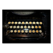 Tastatur für Vintage Schreibmaschinen Tischnummer (Vorderseite)