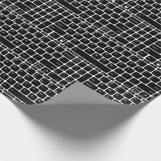Tastatur Geschenkpapier (Ecke)