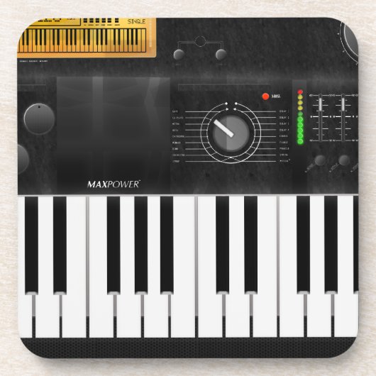 Tastatur Getränkeuntersetzer (Vorderseite)