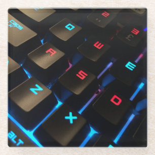 Tastatur-Glas-Untersetzer Glasuntersetzer