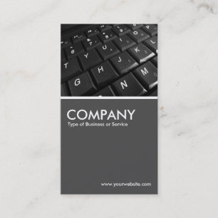Tastatur - Grau 70pc Visitenkarte