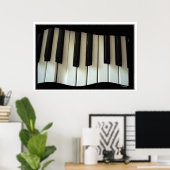 Tastatur in Bewegung Poster (Heimbüro)