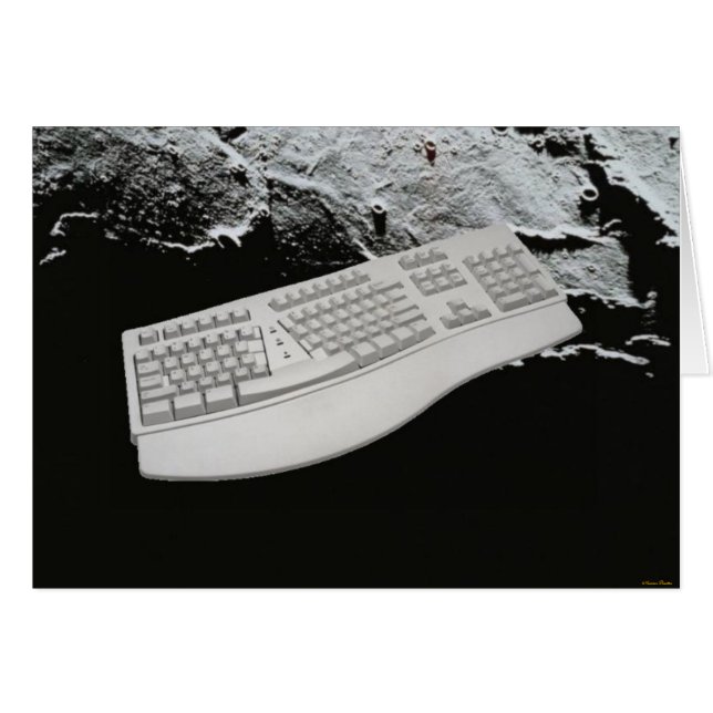 Tastatur in der Weltraumkarte (Vorderseite (Horizontal))