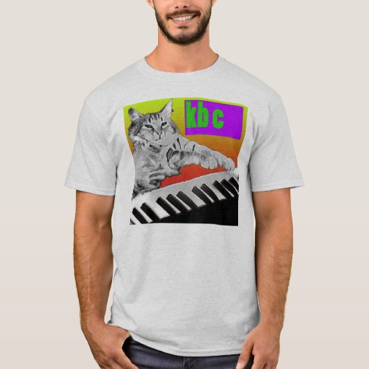 Tastatur-Katze - allgemeiner Zugangs-T-Shirt T-Shirt (Vorderseite)