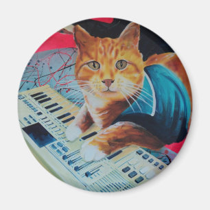 Tastatur-Katzenanstrich Magnet