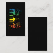 Tastatur-Klavier-Geschenk-Musik-Musiker-Instrument Visitenkarte (Vorne/Hinten)